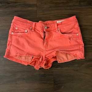Rag & Bone Red Shorts